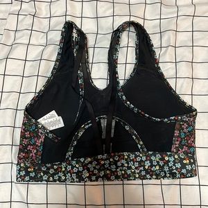 Nike floral sports bra